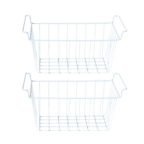 2pcs freezer storage basket - 2pcs,