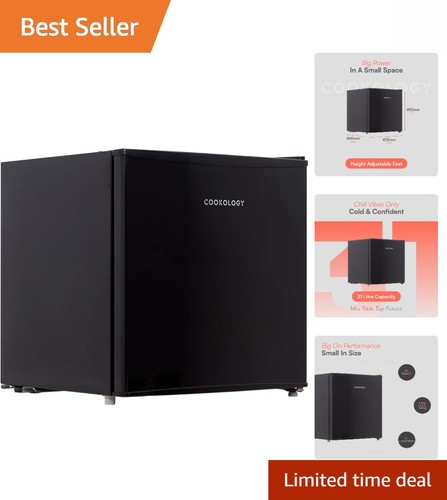 Quiet black mini - black, freezer
