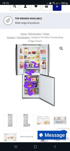 Hotpoint fridge freezer - hotpoint,